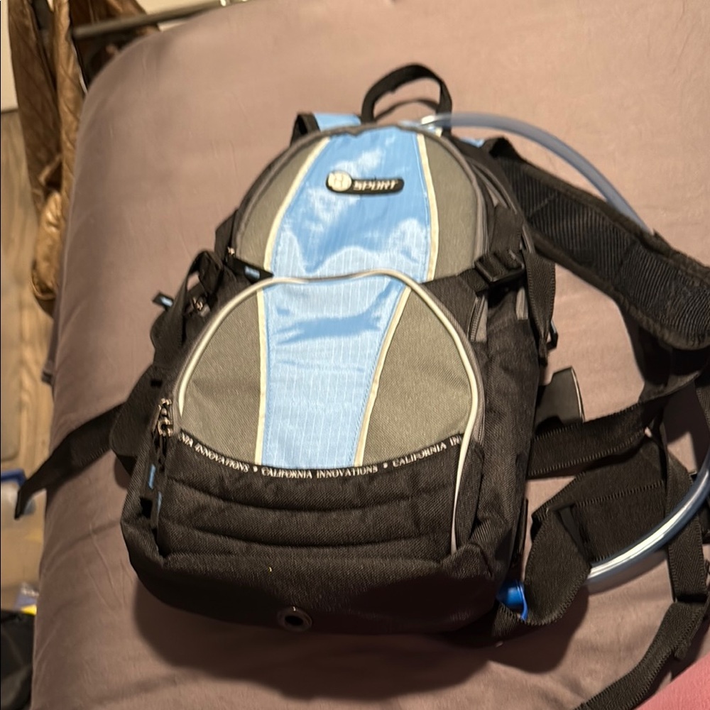 High Sierra Blue and Black Hydration Backpack
